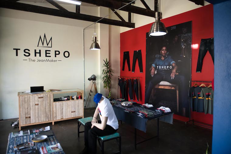 Tshepo the Jean Maker store in Victoria Yards, Johannesburg.