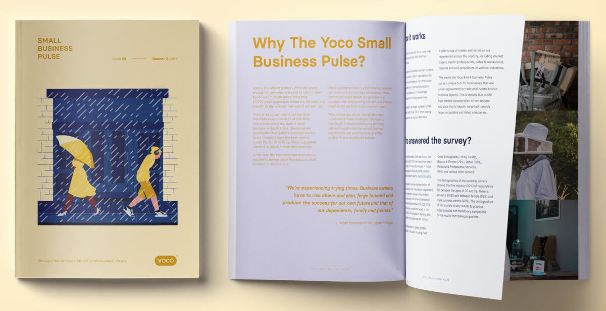 The 2019 Quarter 2 issue of the Yoco Small Business Pulse.