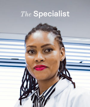 Dr Pupuma is an eye specialist, which gives her a special role as a small town business.